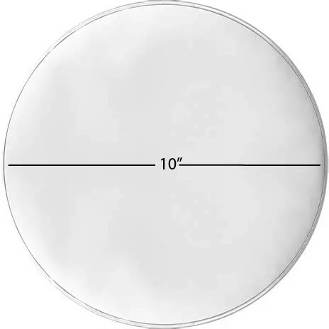 10" 3 Ply Mesh Head White