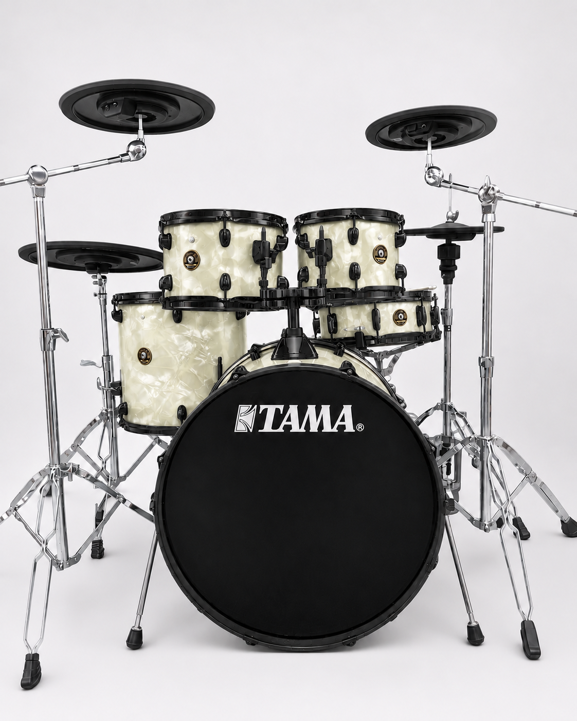 Antique White Pearl - black hardware