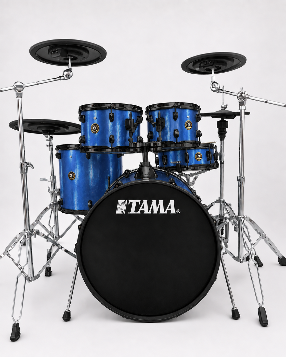 Blue Satin - black hardware