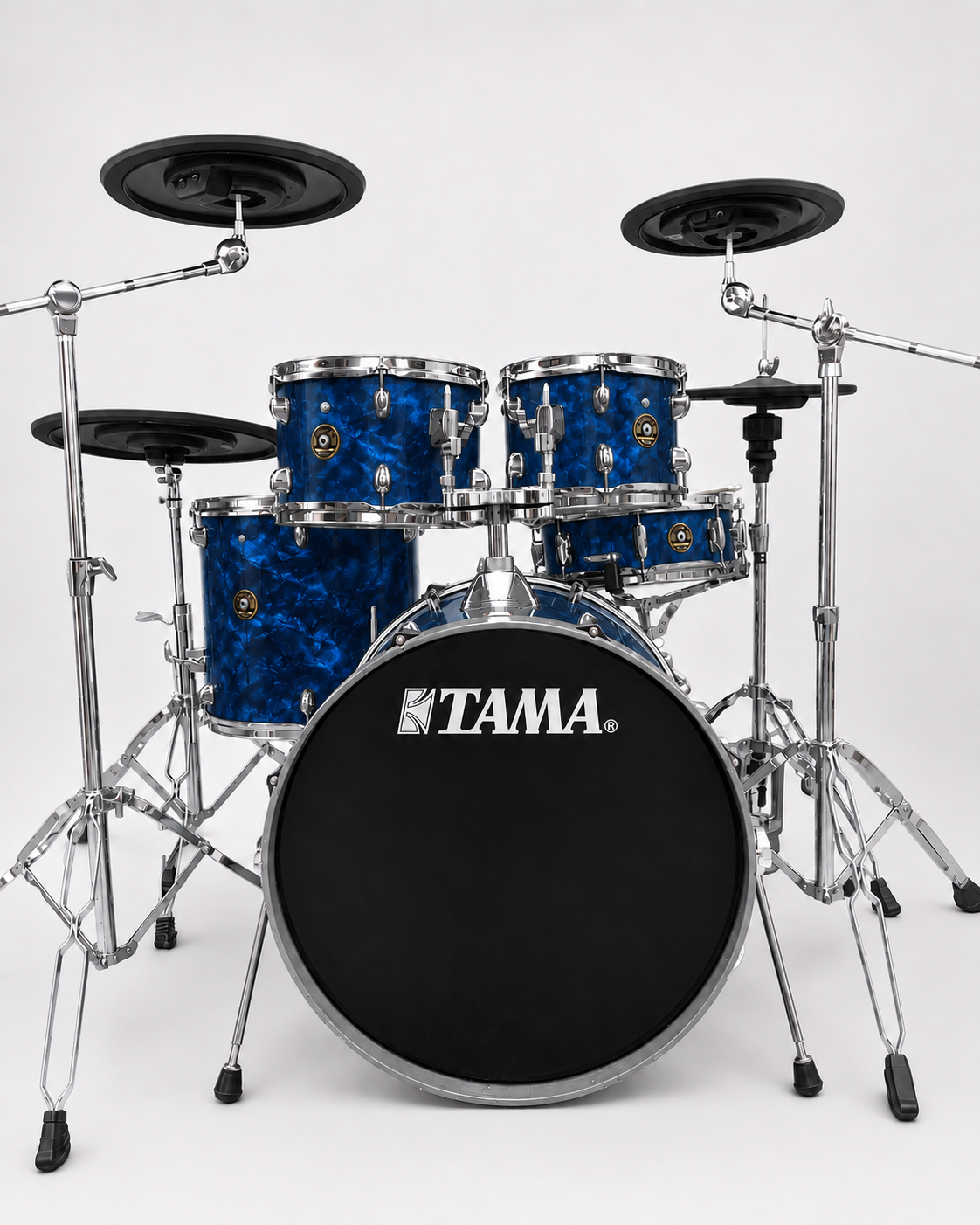Blue Pearl - chrome hardware