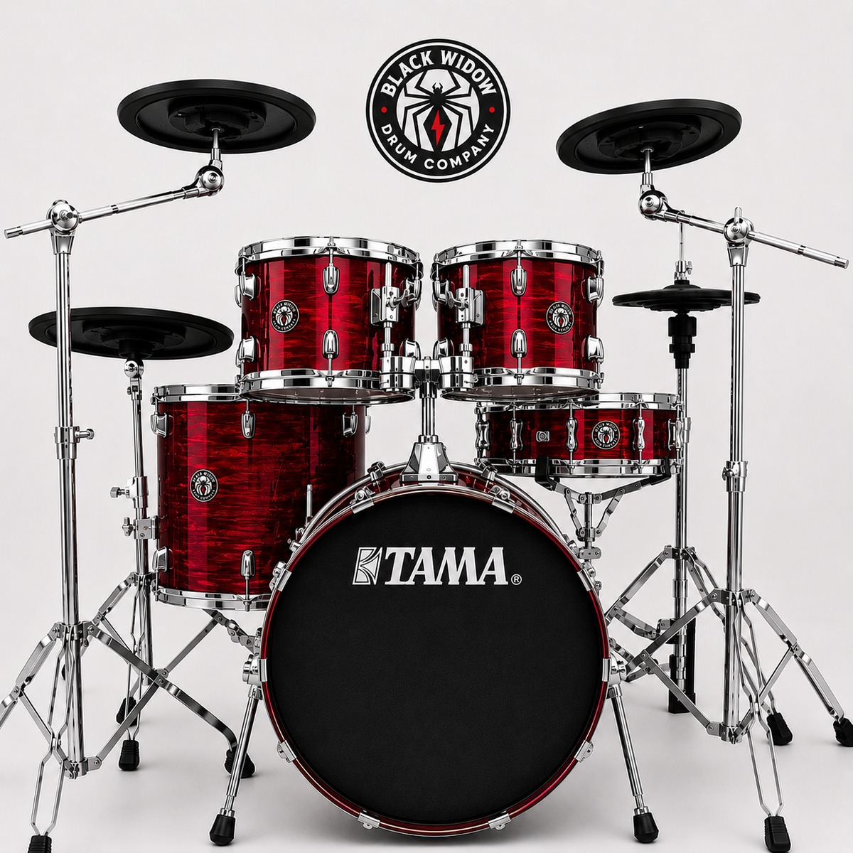 Candy Apple Stripe - chrome hardware