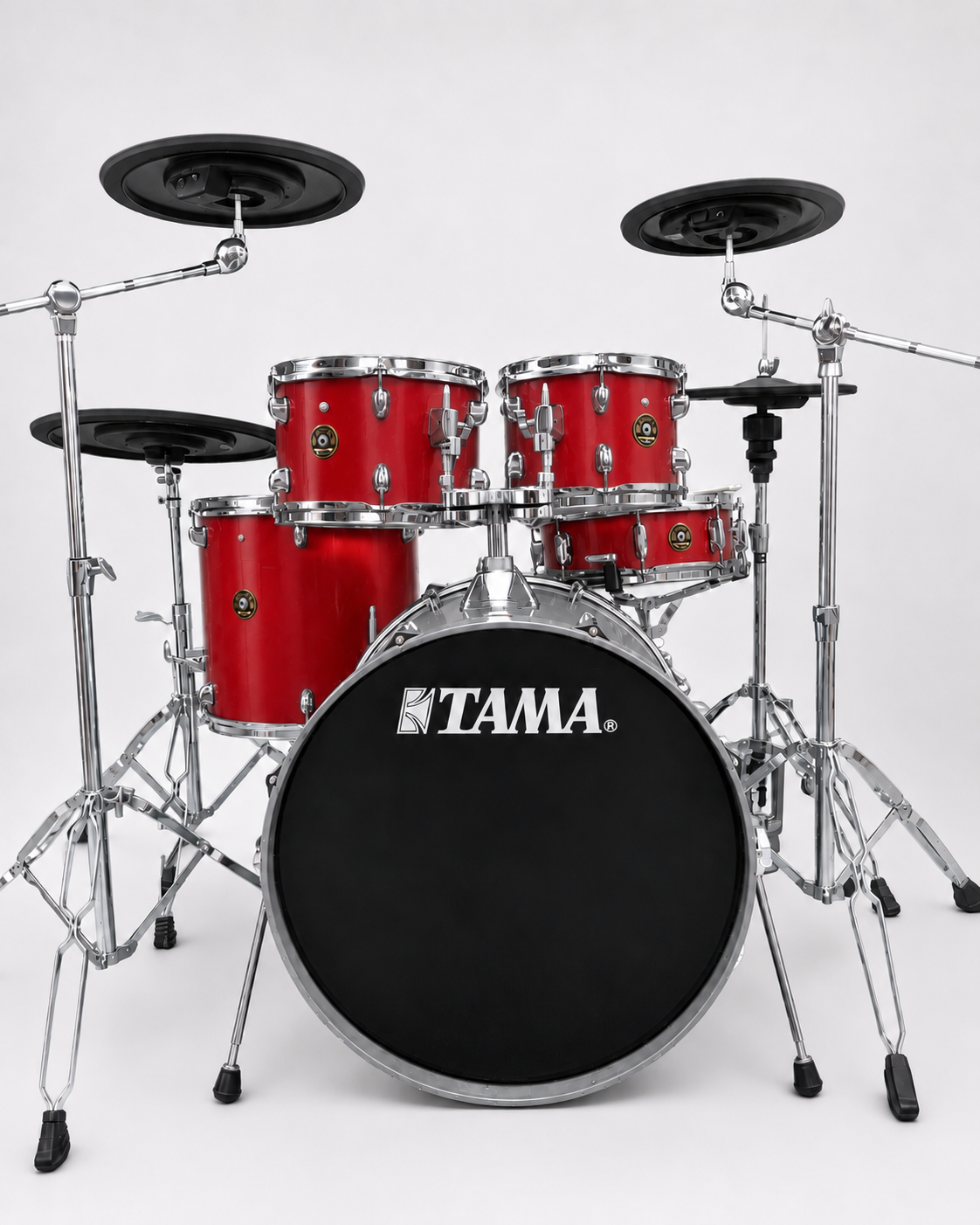 Gloss red - chrome hardware