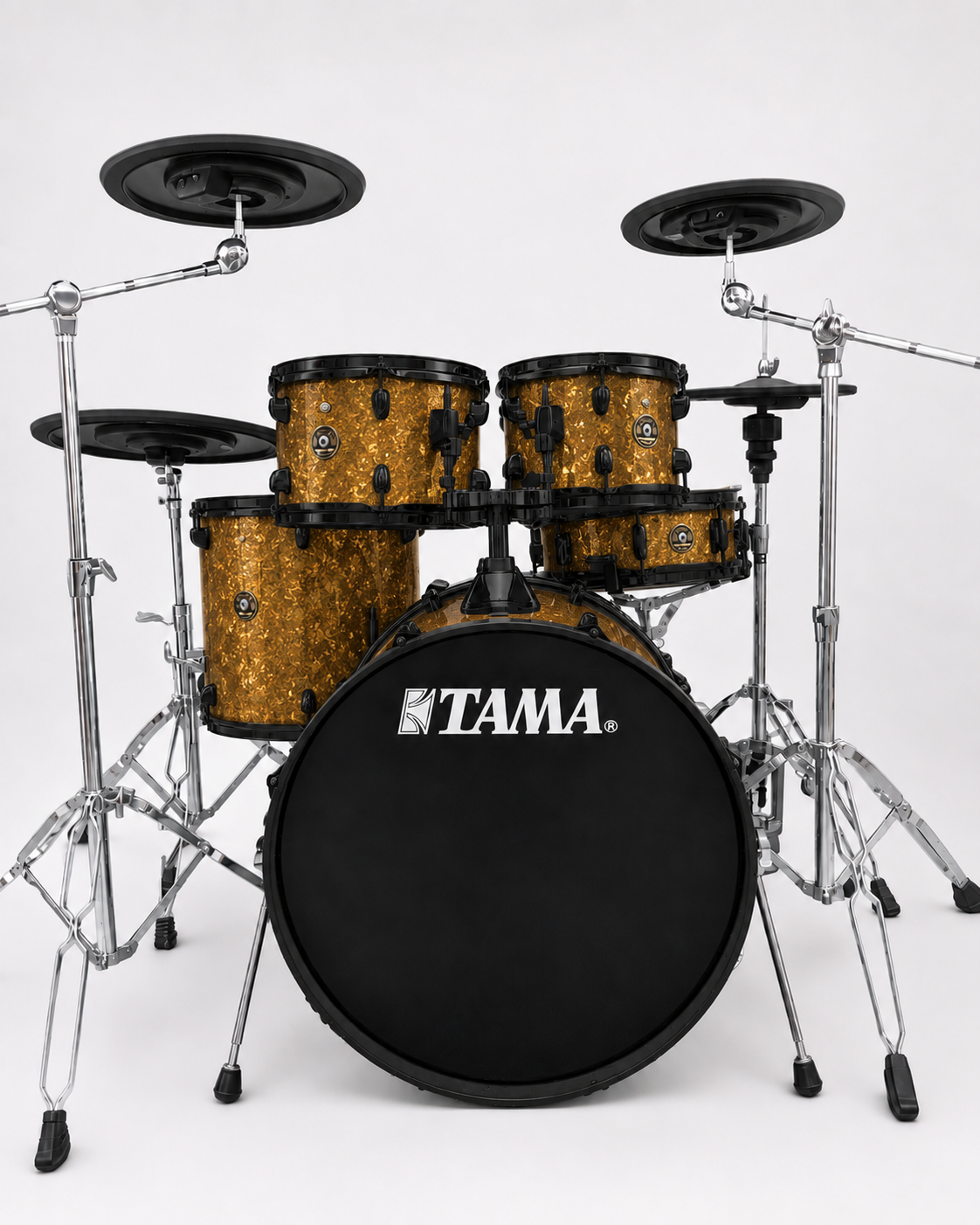 Gold Sparkle - black hardware