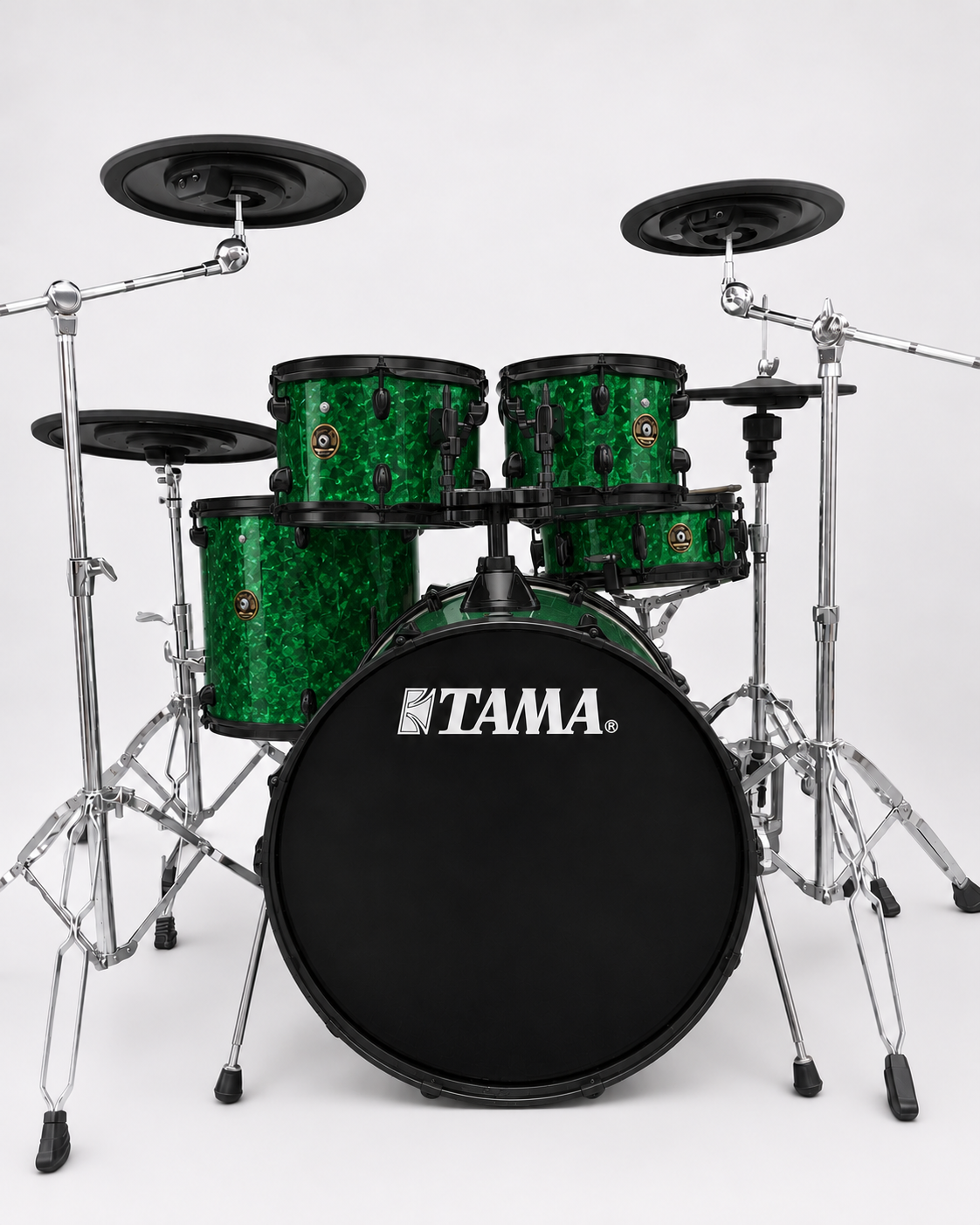 Green Sparkle - black hardware