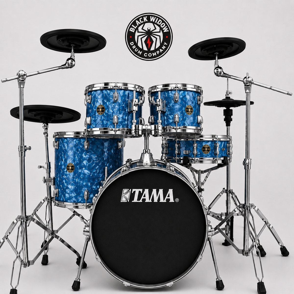 Ice Blue - chrome hardware