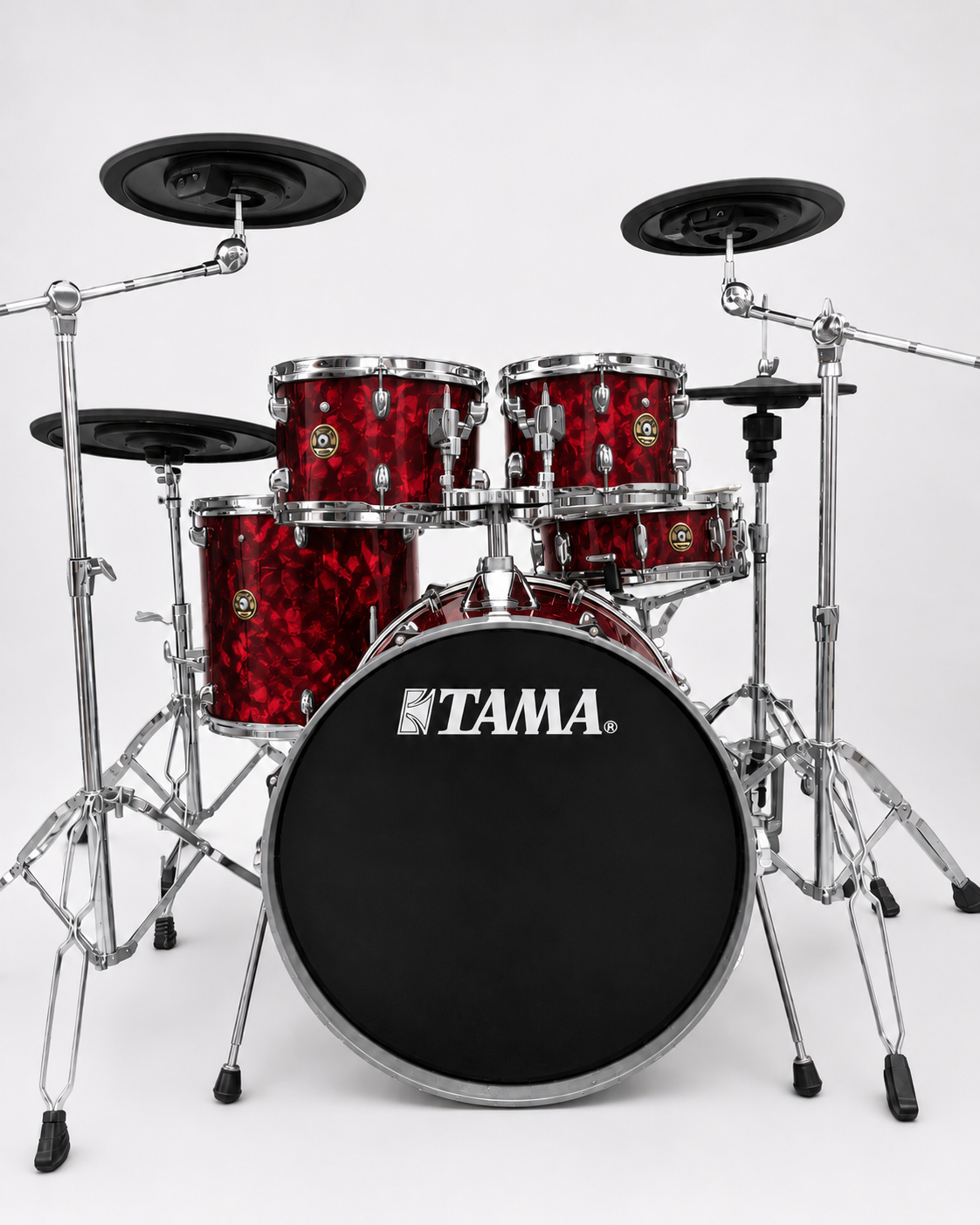 Red Pearl - chrome hardware