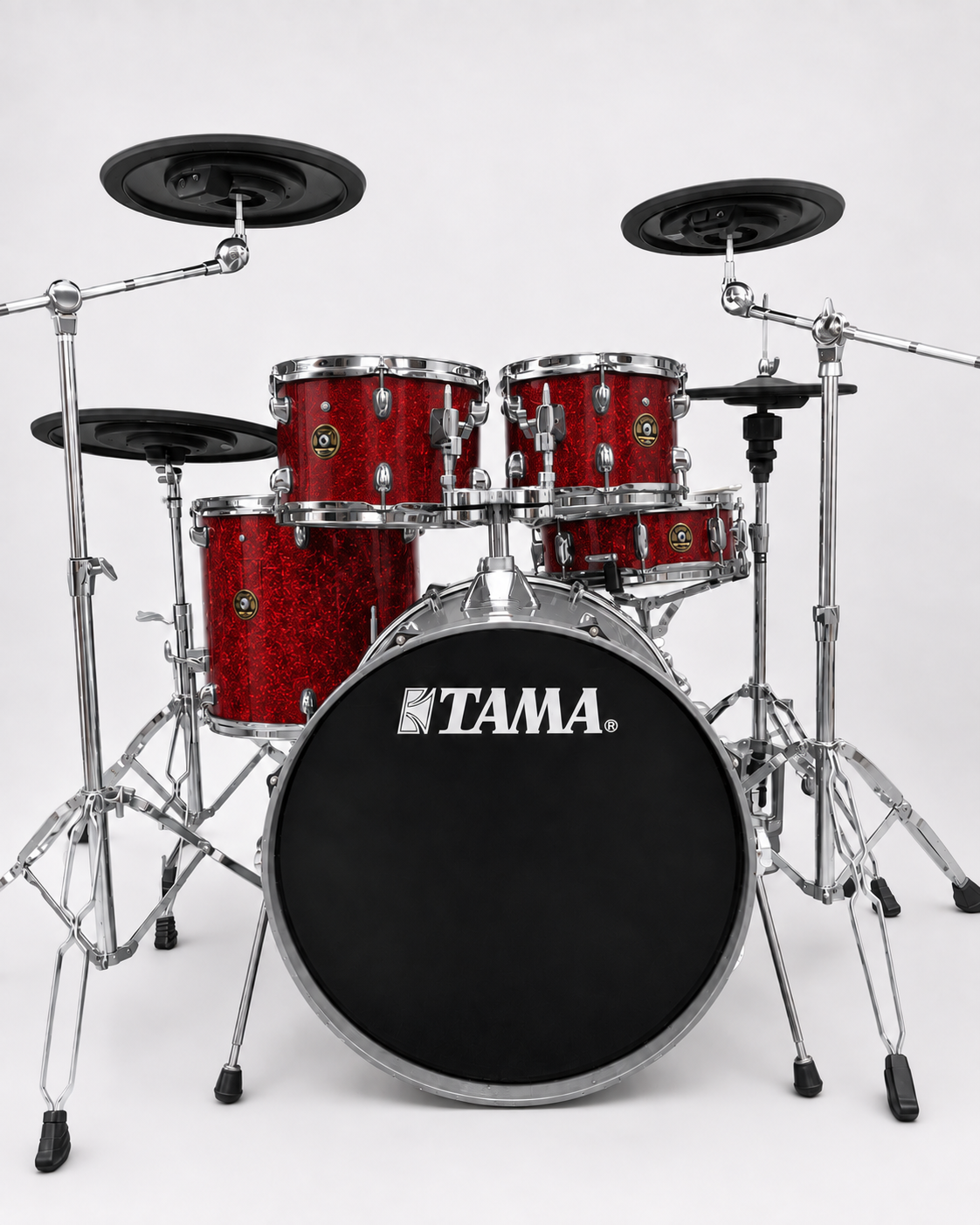 Red Sparkle - chrome hardware
