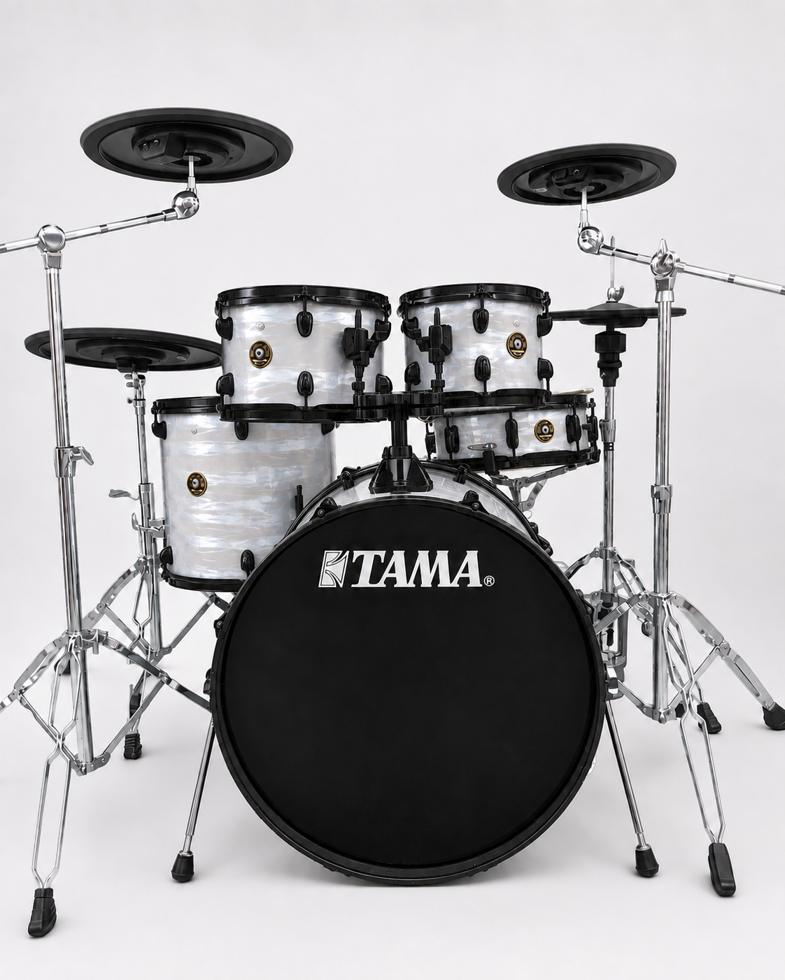 Vintage White Marine - black hardware