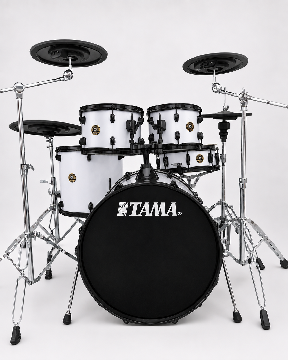 Gloss White - black hardware